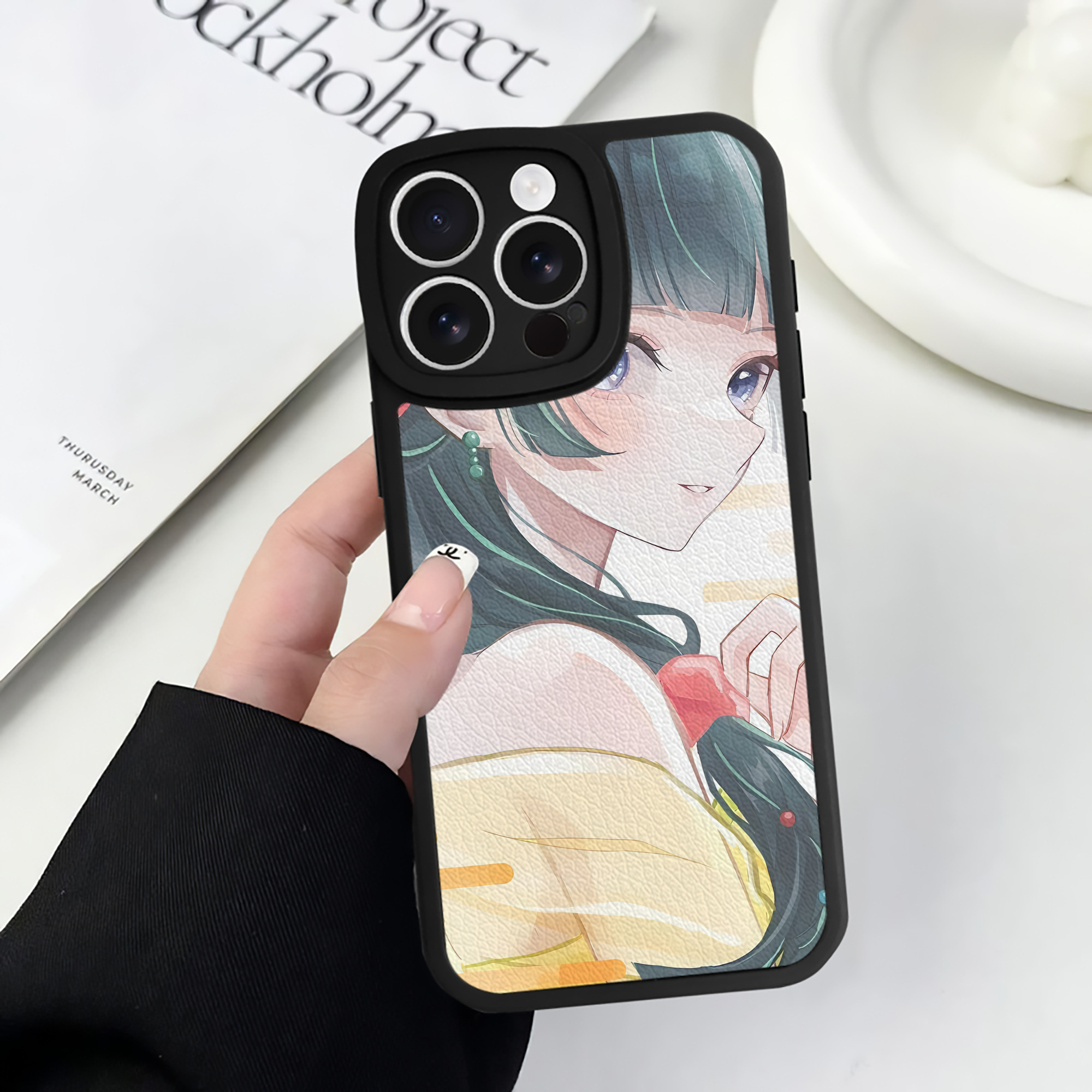 薬屋のひとりごと The Apothecary Diaries 【iPhone 16シリーズ対応】シリコンスマホケース（レザー調） 材質：シリコン